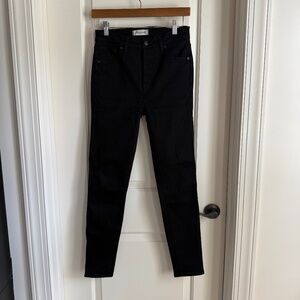 Madewell Black High Rise Skinny Jeans